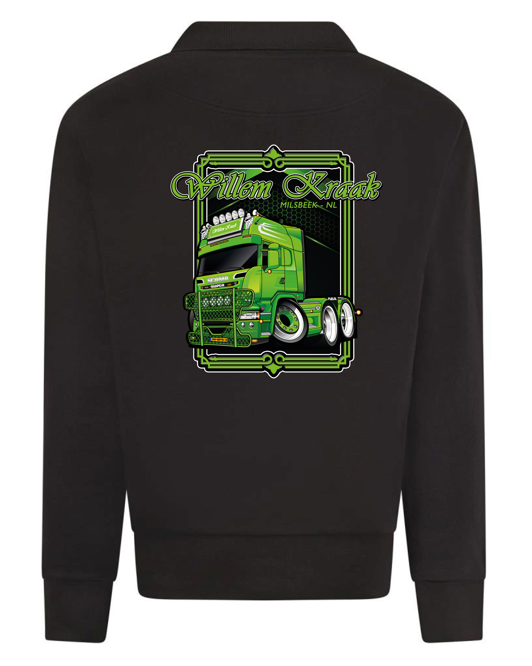 Willem Kraak Transport Polo sweater – van asfalt naar outfit.