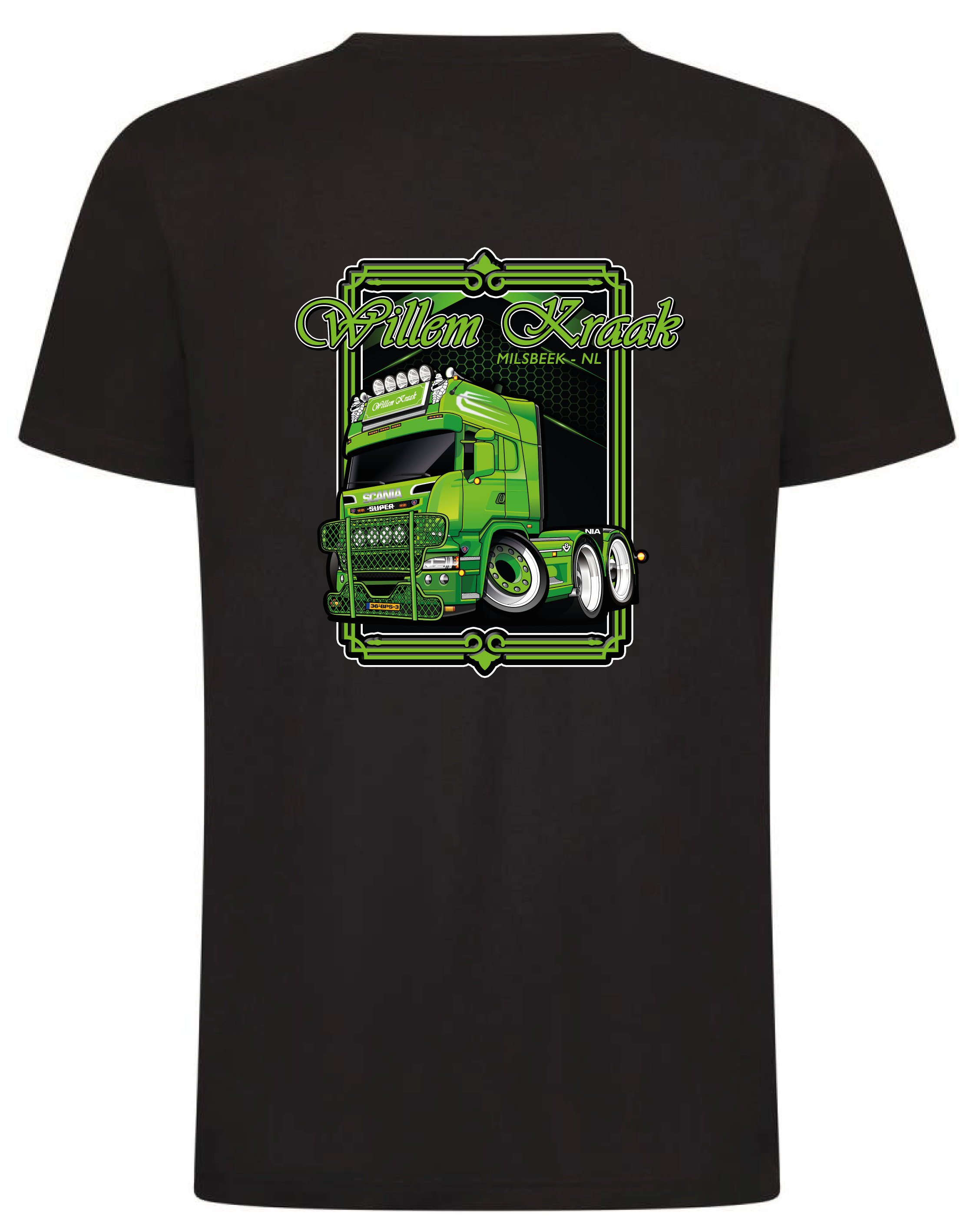 Willem Kraak Transport T-shirt – Draag de truck, steun de stijl!