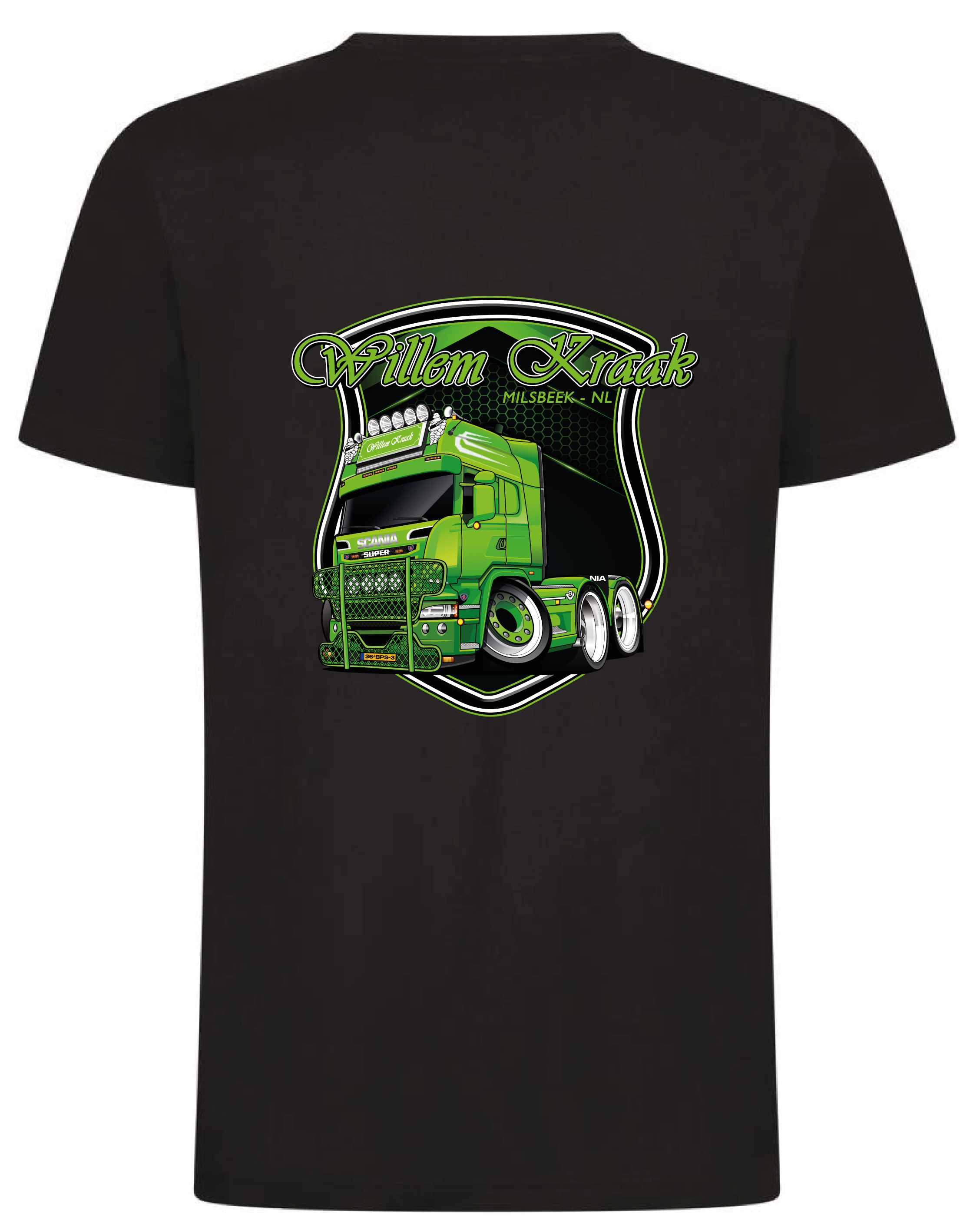 Willem Kraak Transport T-shirt – Draag de truck, steun de stijl!